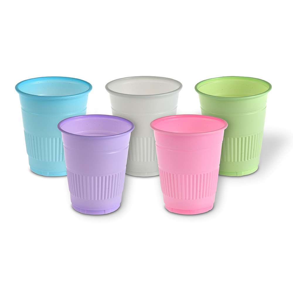 MARK3 Disposable Plastic Cups White 5oz. 1,000 / case