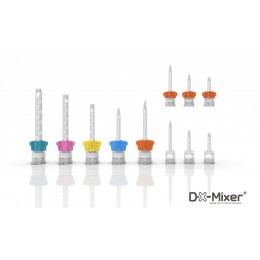 DX-MIXER Tips - #130 Mixing Tips - Light Body 4.2mm (Yellow) 48 / bag